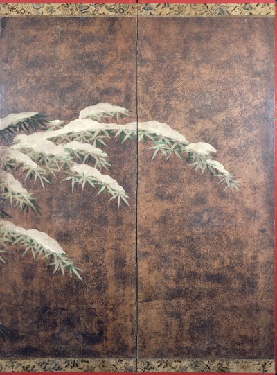 Bambú en la nieve, c.1600 de Mitsuyoshi Tosa